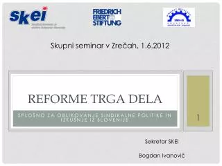reforme trga dela
