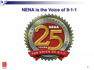 NENA is the Voice of 9-1-1