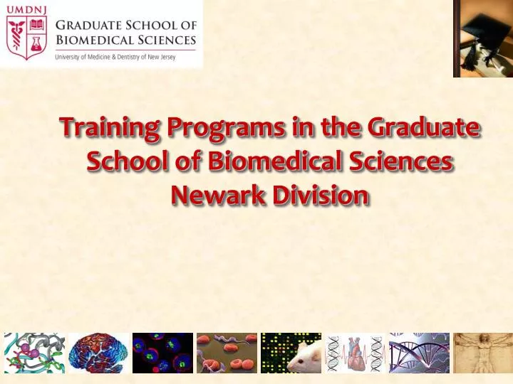 training programs in the graduate school of biomedical sciences newark division