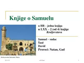 knjige o samuelu