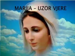 marija uzor vjere