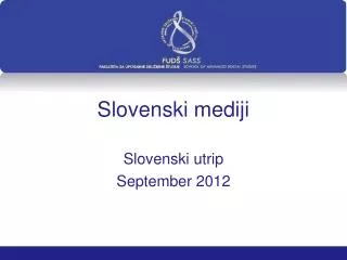 slovenski mediji