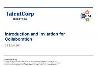 Introduction and Invitation for Collaboration