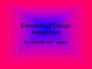 Elements Of Design Assignment