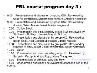 PBL course program day 3 :