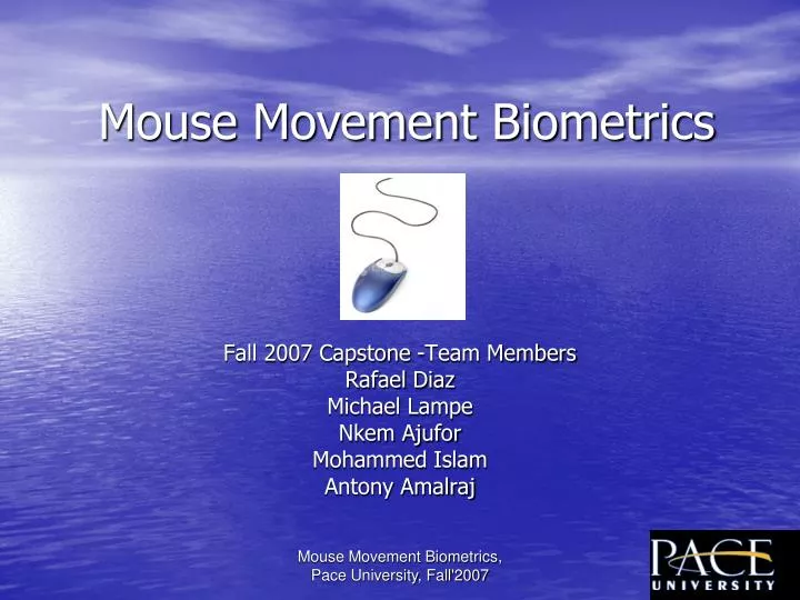 mouse movement biometrics
