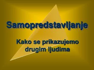 samopredstavljanje