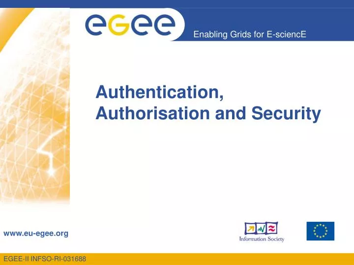 authentication authorisation and security