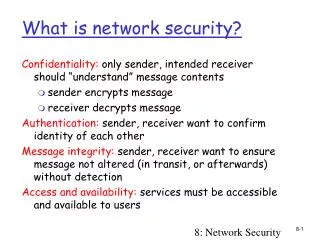 what is network security