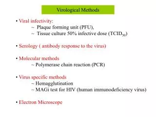 Virological Methods