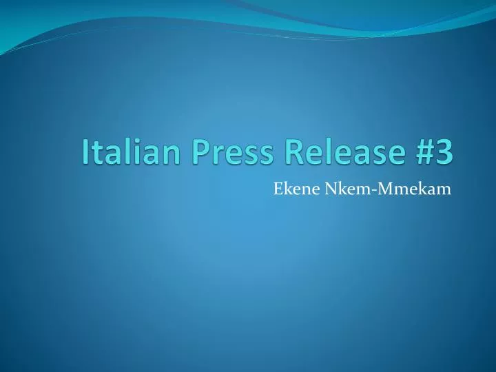 italian press release 3