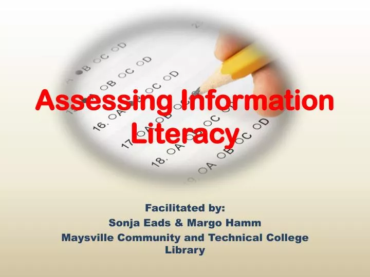assessing information literacy