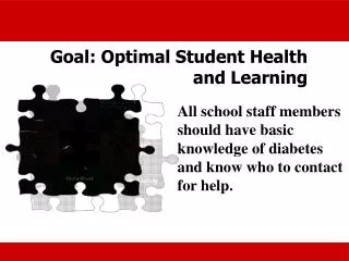 Goal: Optimal Student Health