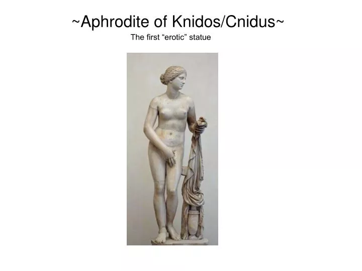 aphrodite of knidos cnidus