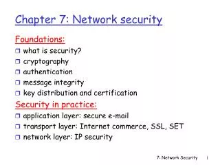chapter 7 network security