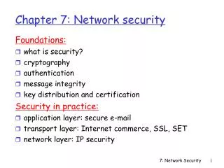 chapter 7 network security