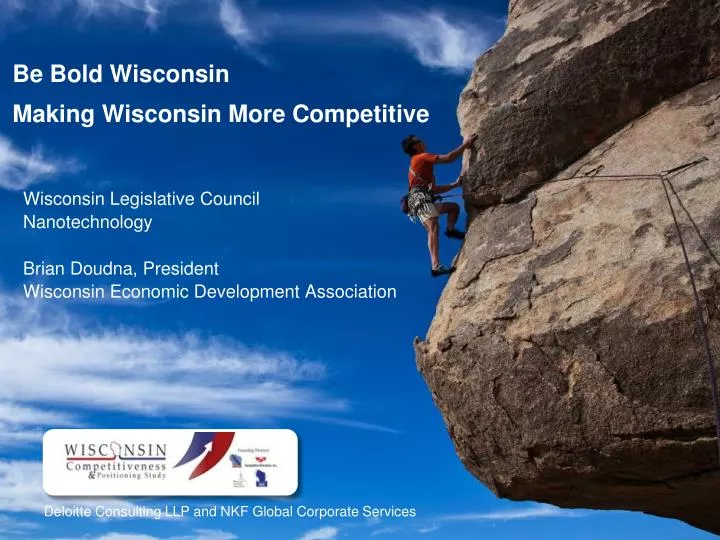 be bold wisconsin making wisconsin more competitive