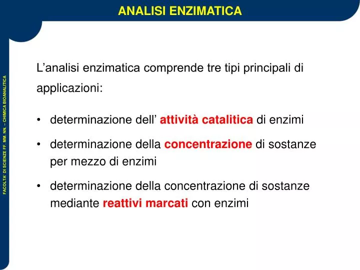 analisi enzimatica