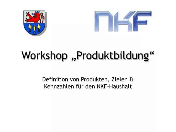 workshop produktbildung