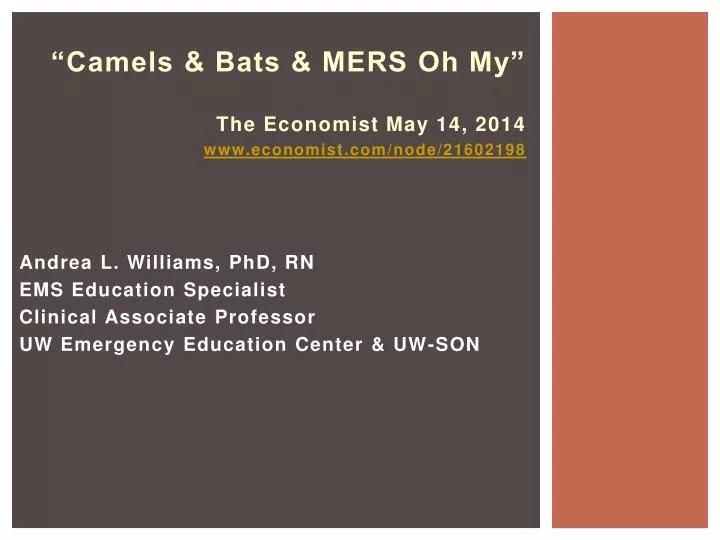 camels bats mers oh my the economist may 14 2014 www economist com node 21602198
