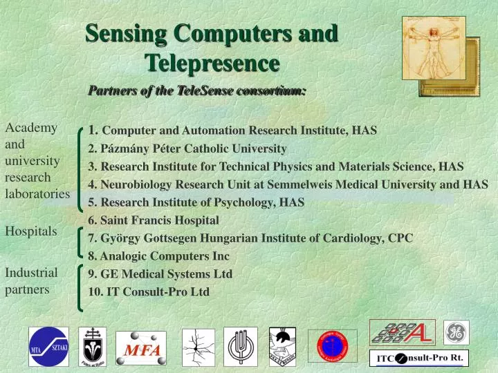 sensing computers and telepresence
