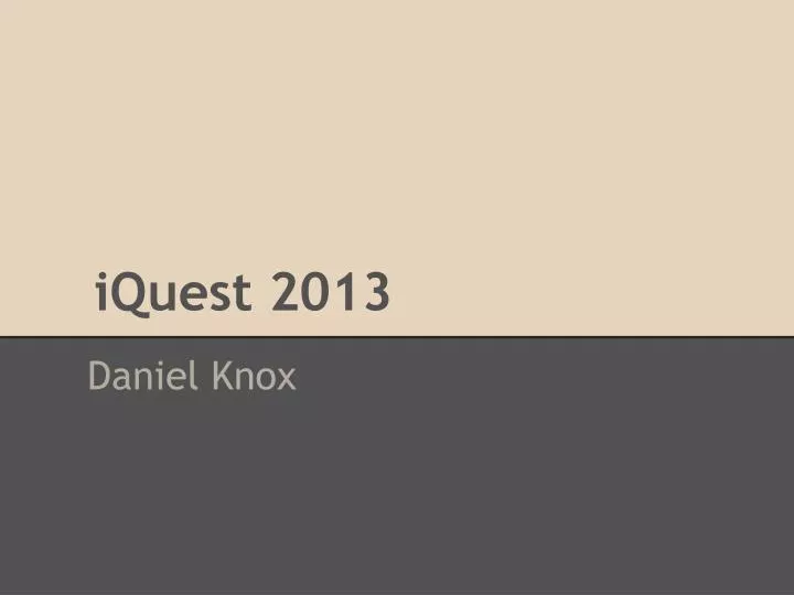 iquest 2013