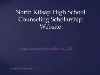 North Kitsap High School Counseling Scholarship Website
