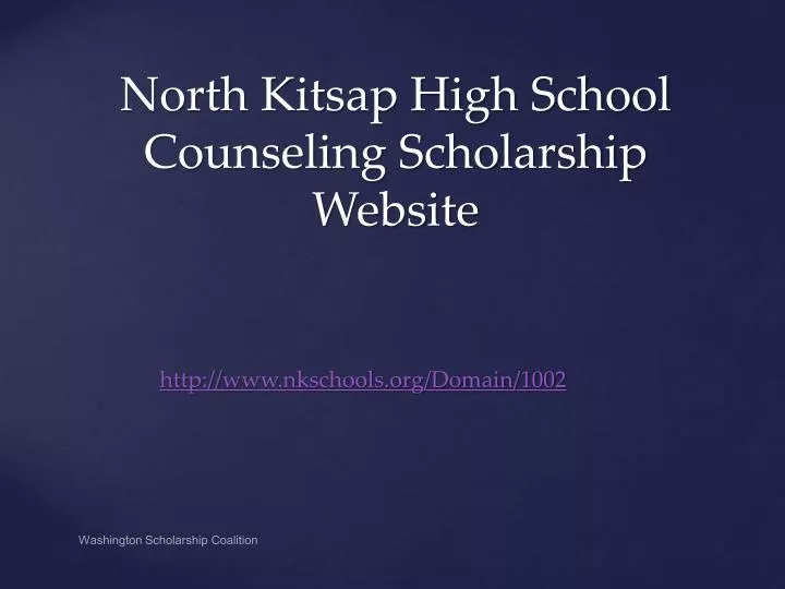 north kitsap high school counseling scholarship website