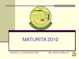 maturita 2010