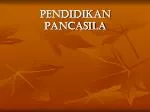 PENDIDIKAN PANCASILA - slide 1