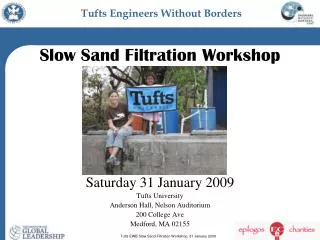 Slow Sand Filtration Workshop