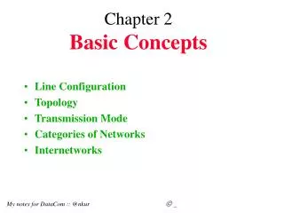 Chapter 2 Basic Concepts
