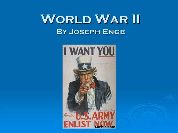 world war ii by joseph enge