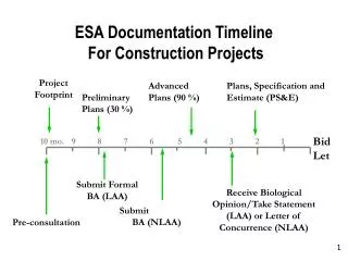 ESA Documentation Timeline For Construction Projects