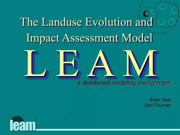 the landuse evolution and impact assessment model
