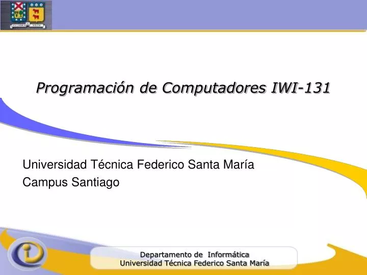 programaci n de computadores iwi 131