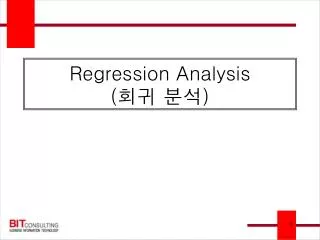 regression analysis