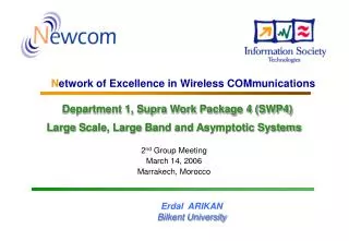 N etwork of Excellence in Wireless COMmunications