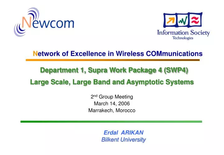 n etwork of excellence in wireless communications