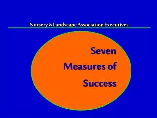 Nursery &amp; Landscape Association Executives