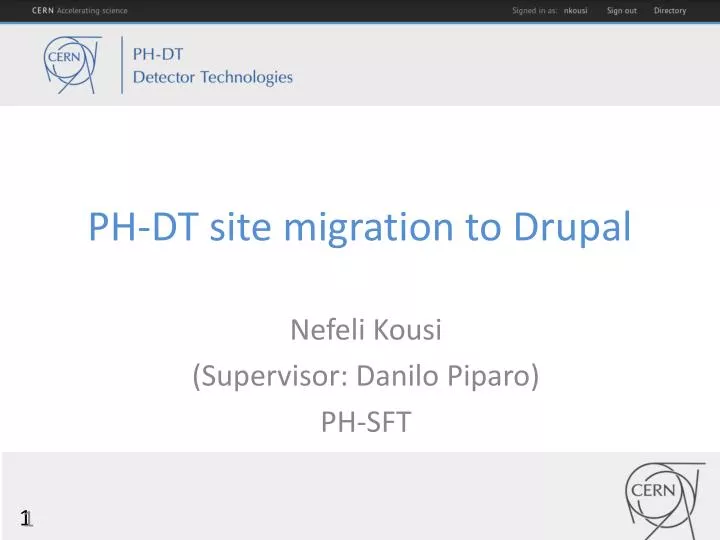 ph dt site migration to drupal