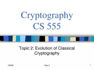 Cryptography CS 555