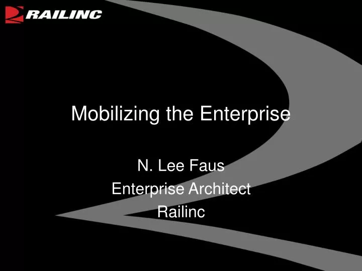mobilizing the enterprise