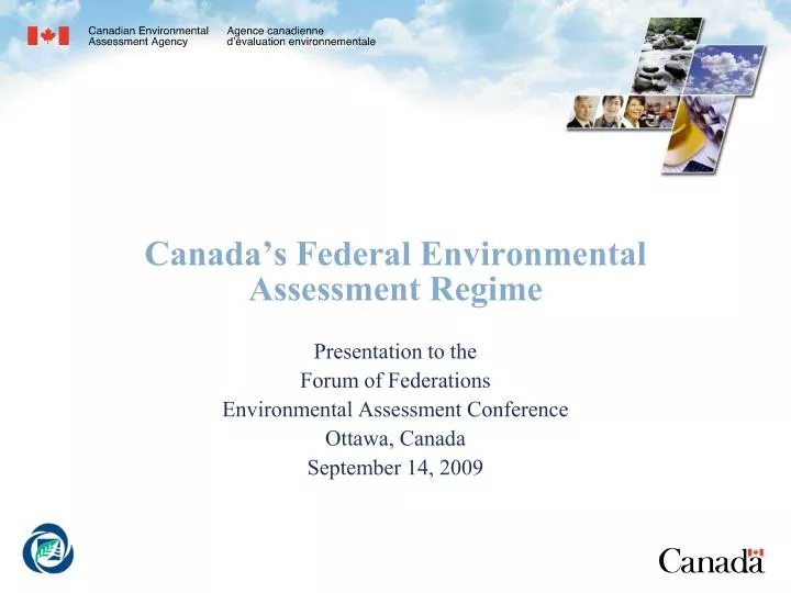 canada s federal environmental assessment regime