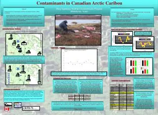 Organic contaminants in Arctic Caribou
