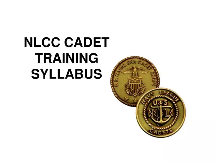 nlcc cadet training syllabus