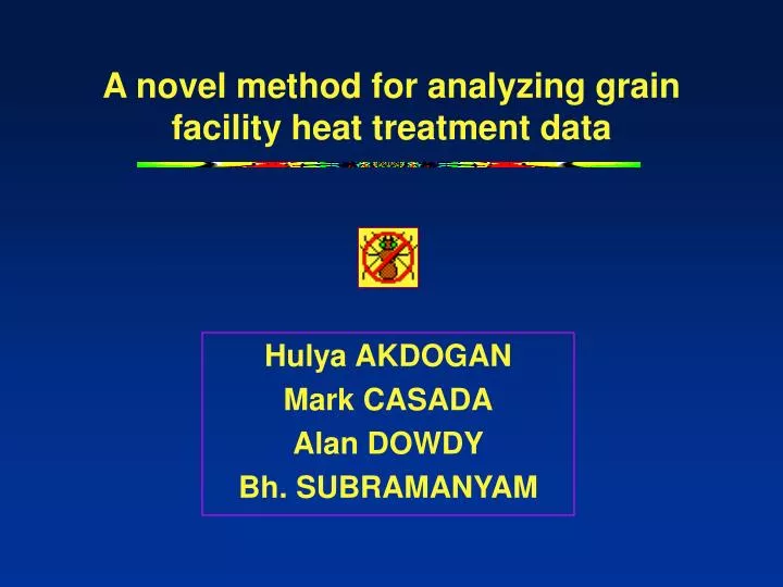 a novel method for analyzing grain facility heat treatment data