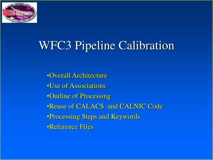 wfc3 pipeline calibration
