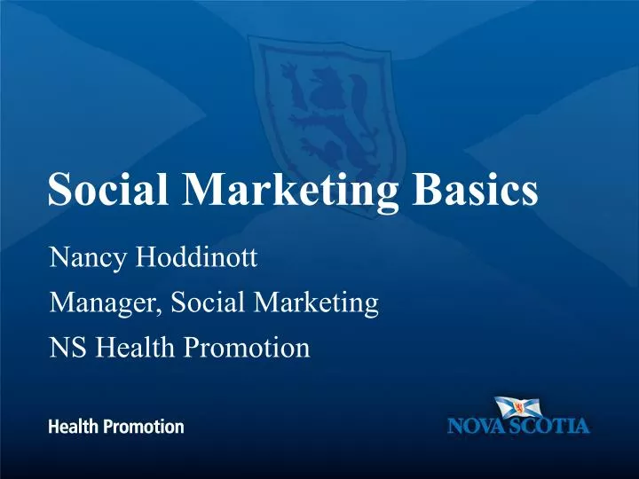social marketing basics