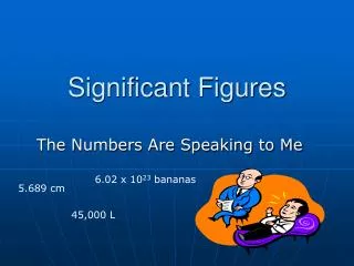 Significant Figures